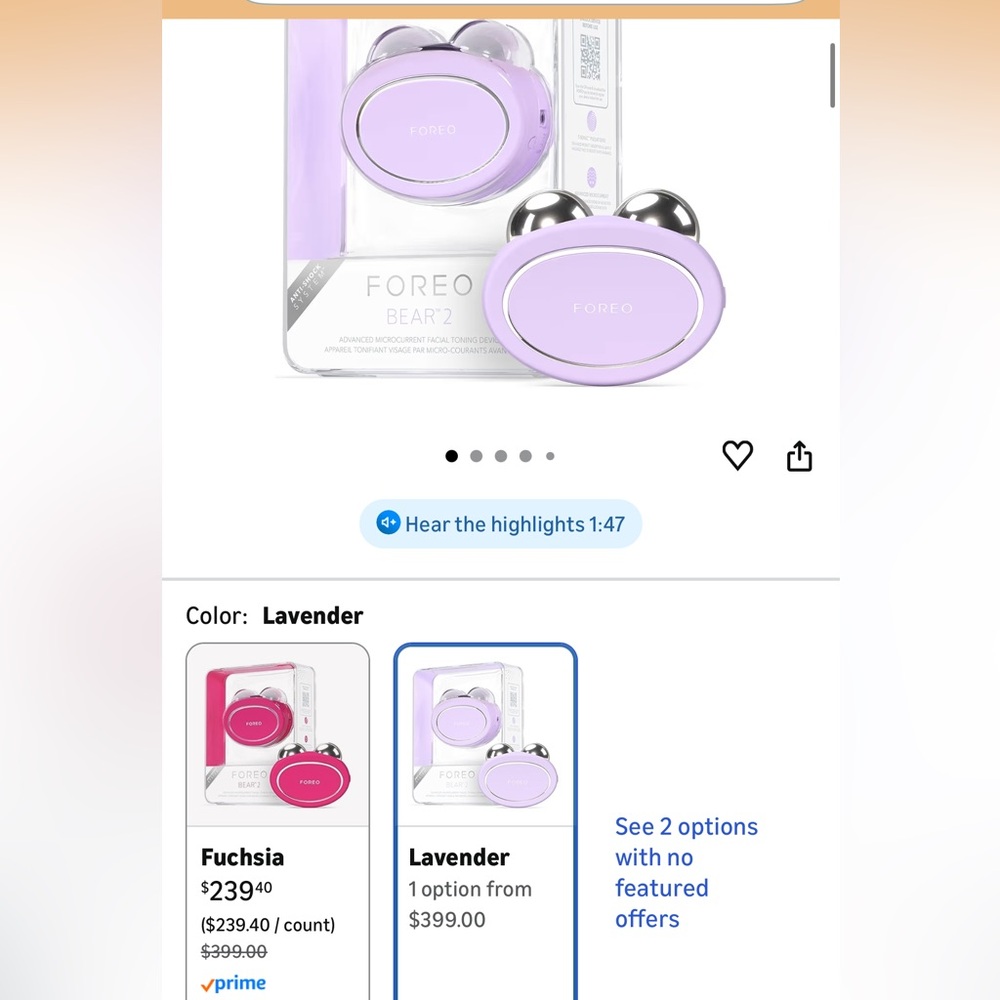 FOREO bear mini